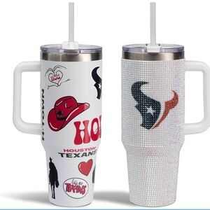 The Memory Company 40oz Tumbler Set - 2-Pack Stainless Steel Houston Texans NEW